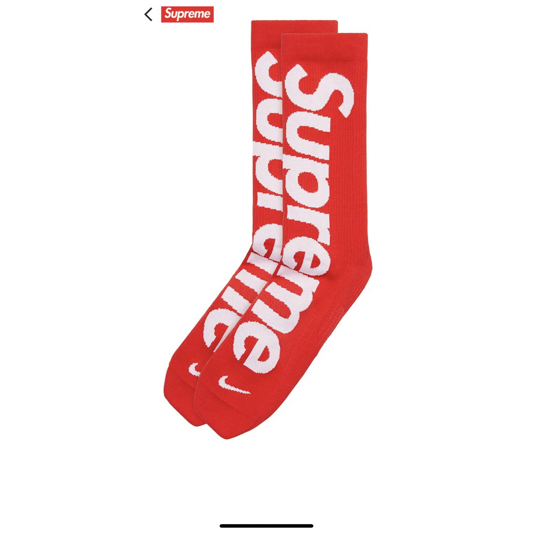 Supreme(シュプリーム)の★新品★supreme★NIKE light weight crew socks メンズのレッグウェア(ソックス)の商品写真