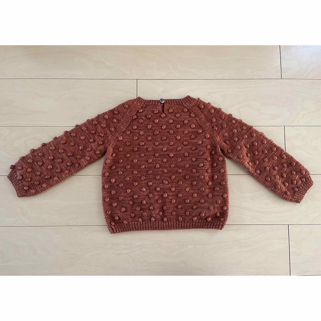 Misha & Puff(ミーシャアンドパフ)のmisha and puff popcorn sweater henna キッズ/ベビー/マタニティのキッズ服女の子用(90cm~)(ニット)の商品写真