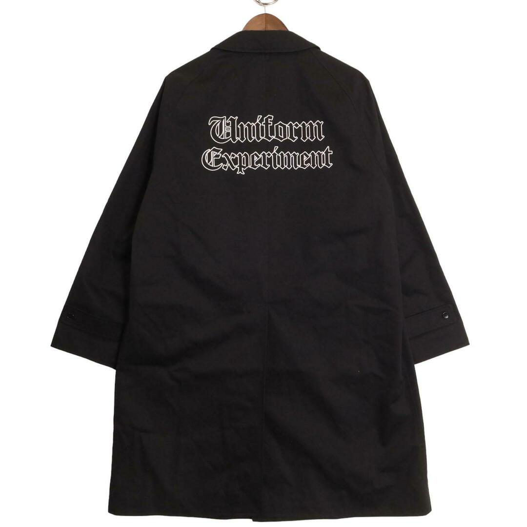 uniform experiment(ユニフォームエクスペリメント)のユニフォームエクスペリメント 232008 23SS 黒 BALMACAAN COAT 2 メンズのジャケット/アウター(ステンカラーコート)の商品写真