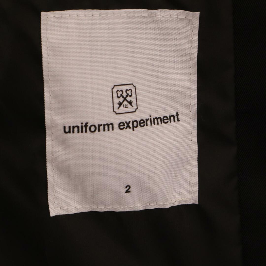 uniform experiment(ユニフォームエクスペリメント)のユニフォームエクスペリメント 232008 23SS 黒 BALMACAAN COAT 2 メンズのジャケット/アウター(ステンカラーコート)の商品写真