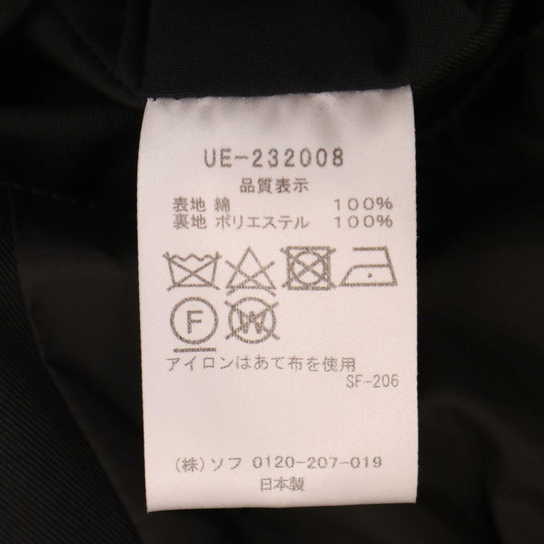 uniform experiment(ユニフォームエクスペリメント)のユニフォームエクスペリメント 232008 23SS 黒 BALMACAAN COAT 2 メンズのジャケット/アウター(ステンカラーコート)の商品写真