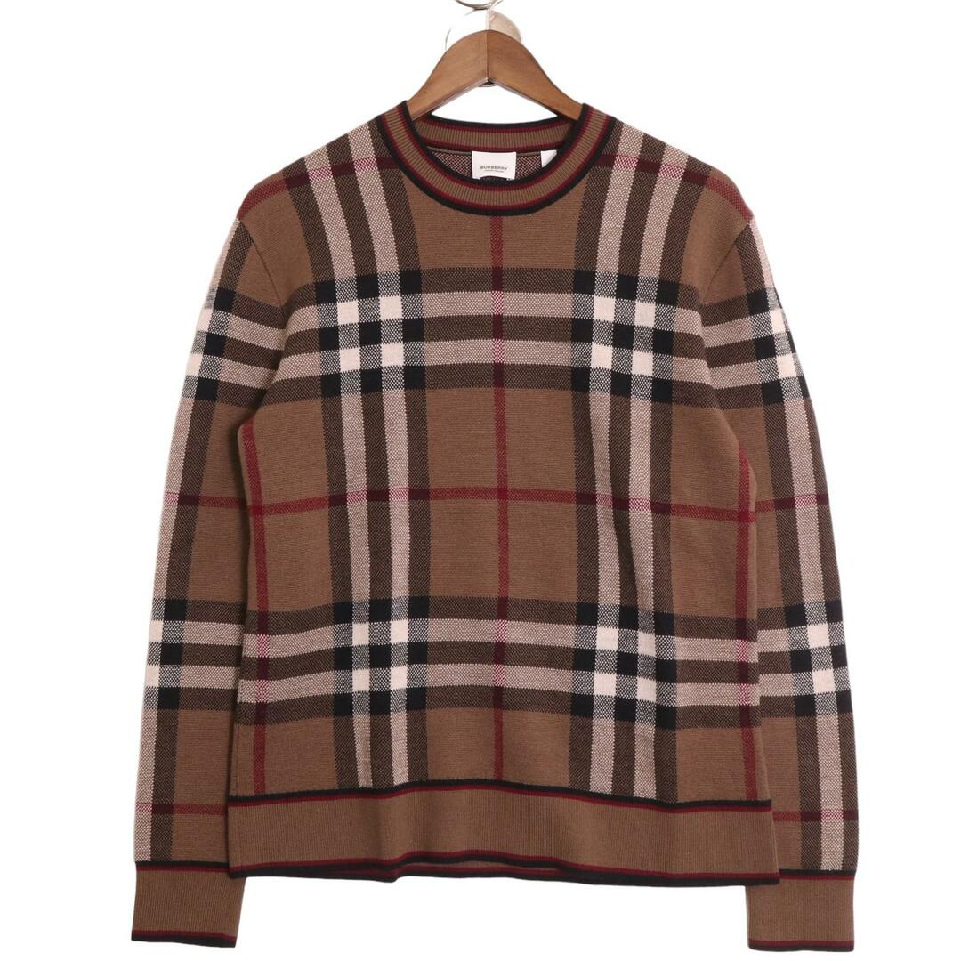 BURBERRY(バーバリー)のバーバリー 8036603 ﾁｪｯｸ柄 ﾆｯﾄｾｰﾀｰ S メンズのトップス(その他)の商品写真