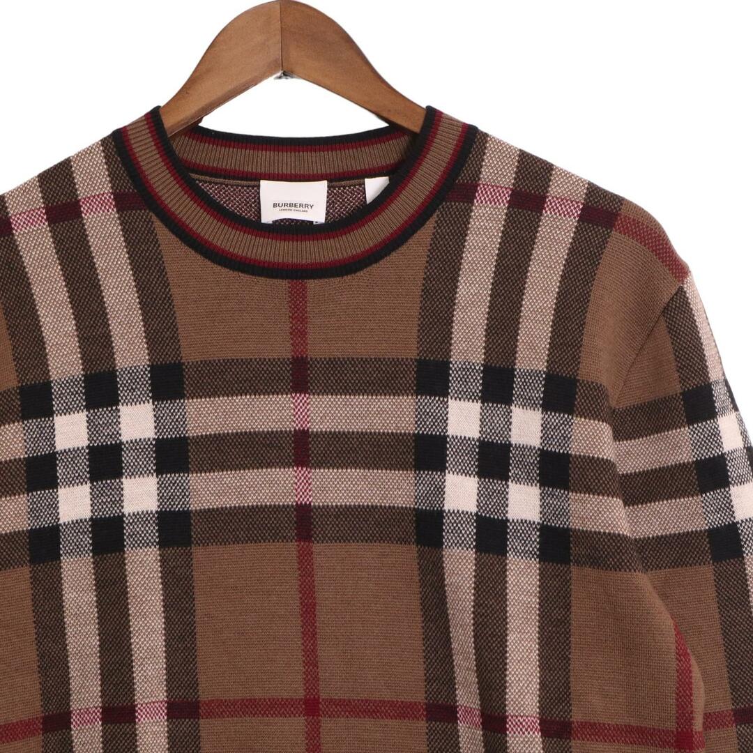 BURBERRY(バーバリー)のバーバリー 8036603 ﾁｪｯｸ柄 ﾆｯﾄｾｰﾀｰ S メンズのトップス(その他)の商品写真