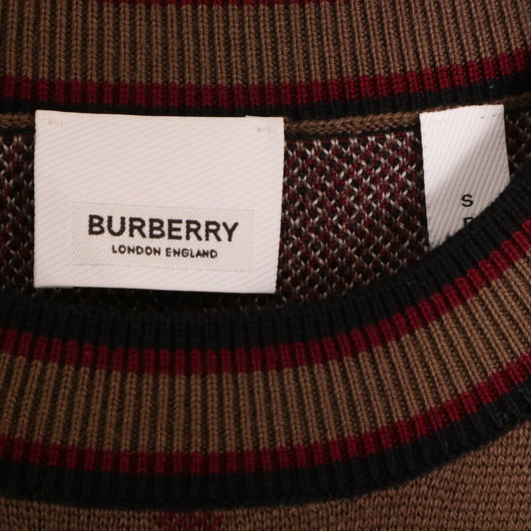 BURBERRY(バーバリー)のバーバリー 8036603 ﾁｪｯｸ柄 ﾆｯﾄｾｰﾀｰ S メンズのトップス(その他)の商品写真