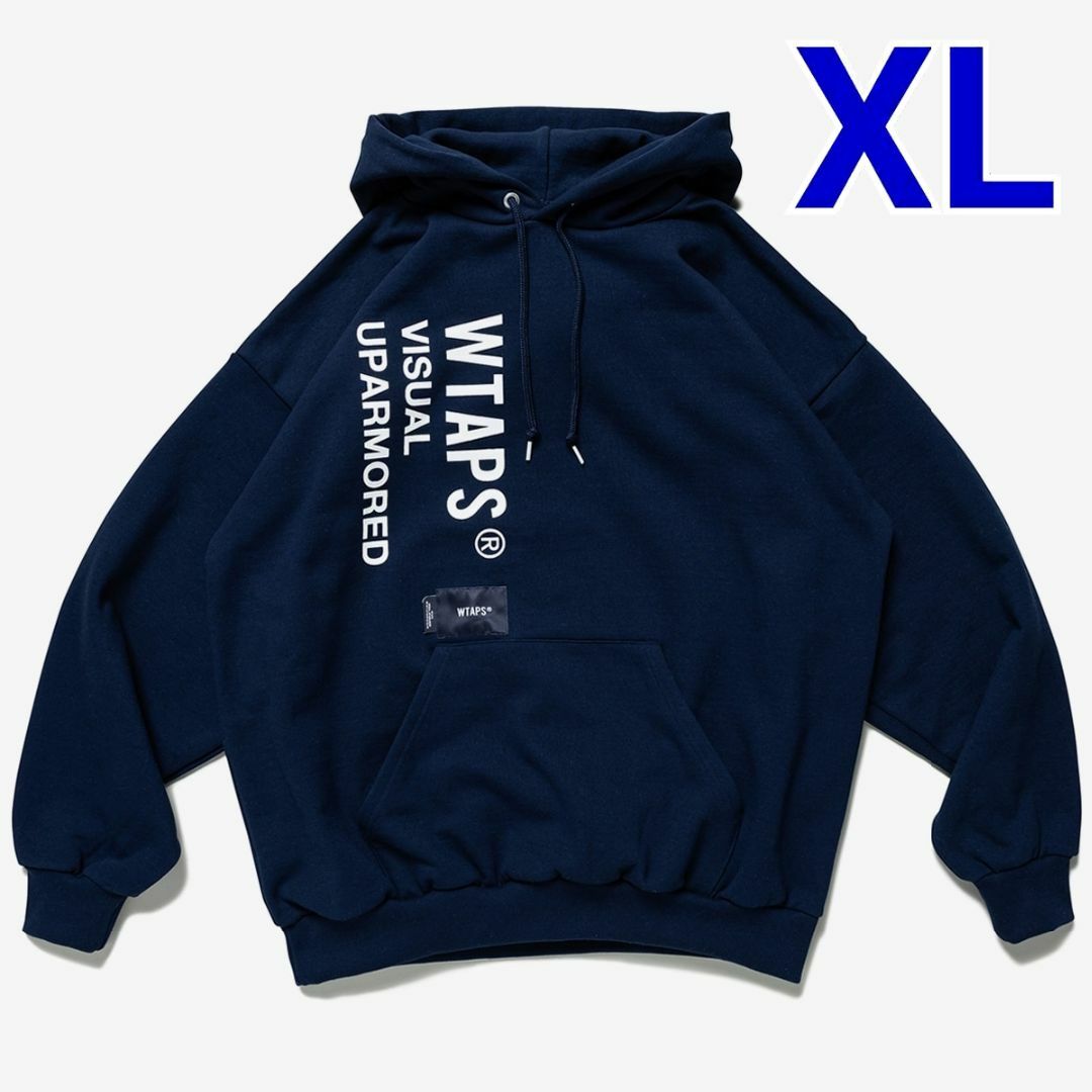 W)taps(ダブルタップス)のWTAPS VISUAL UPARMORED HOODY NAVY XL パーカ メンズのトップス(パーカー)の商品写真