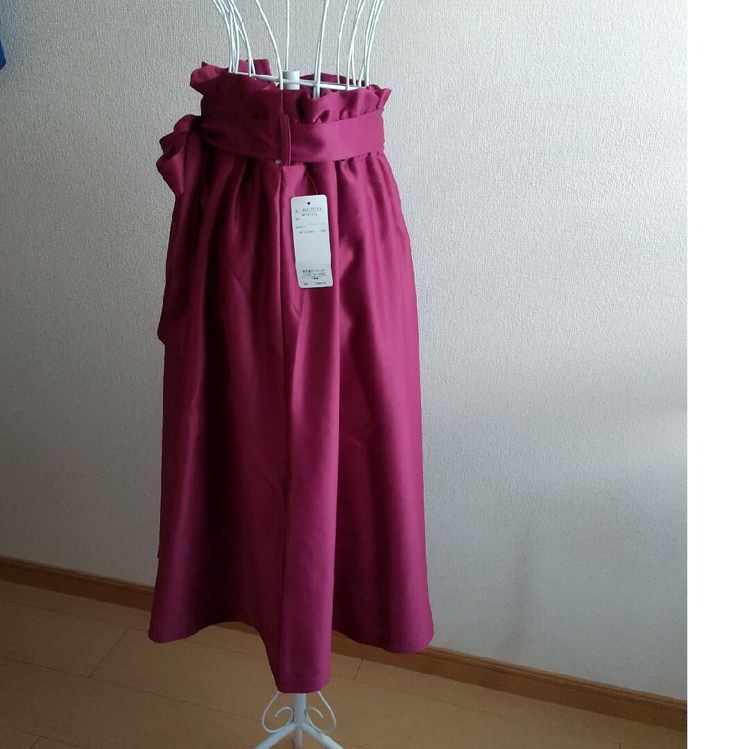 GeeRA(ジーラ)のウエストフリルフレアースカートGeeRA レディースのスカート(ひざ丈スカート)の商品写真