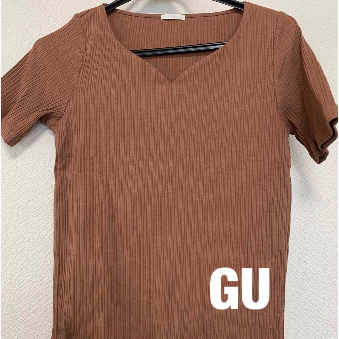 GU(ジーユー)のGU トップス レディースのトップス(カットソー(半袖/袖なし))の商品写真