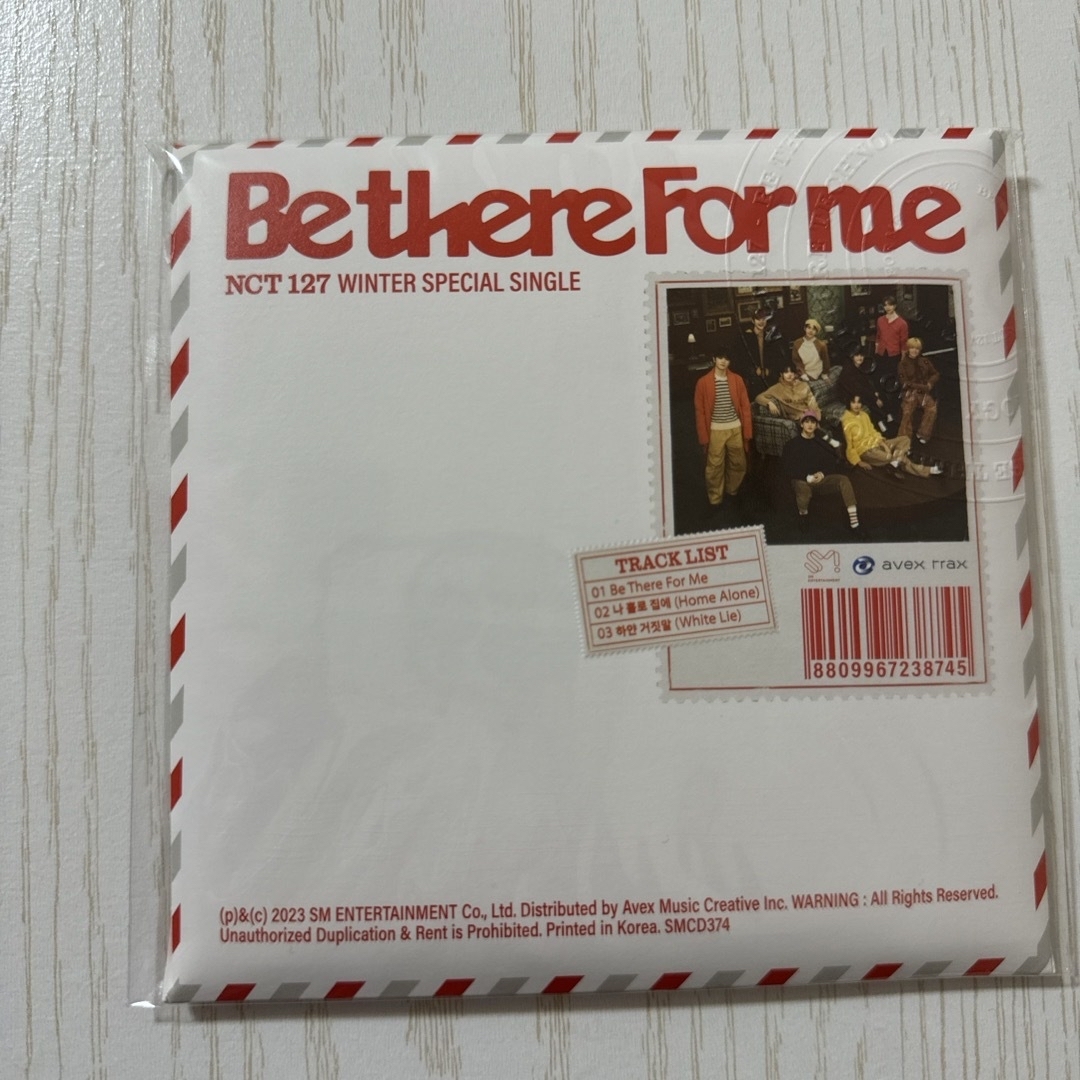 NCT 127 Be There For Me HOUSE JAPAN アルバム エンタメ/ホビーのCD(K-POP/アジア)の商品写真