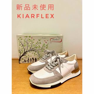 新品未使用・kiarflex・レザースニーカー　シューズ　¥17,600  (スニーカー)