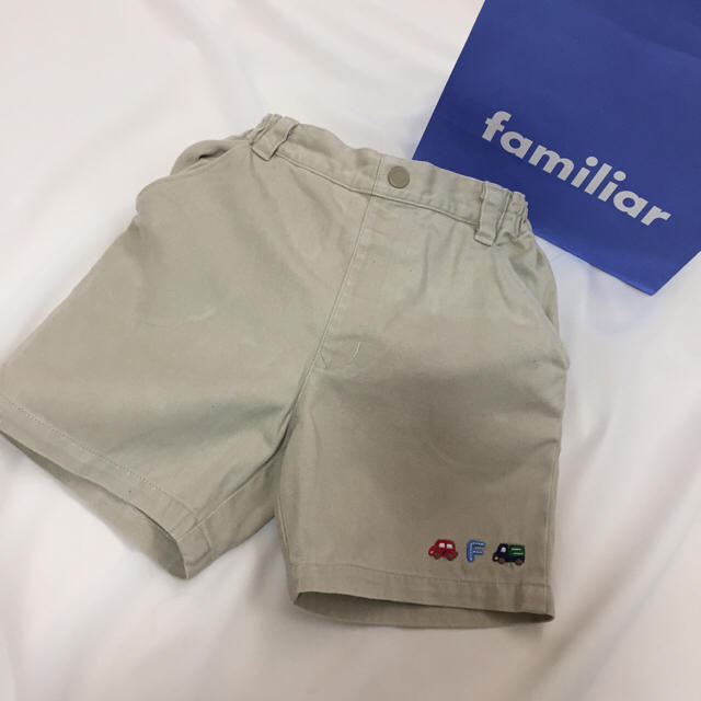 familiar(ファミリア)のファミリア‼️ハーフパンツ size90 キッズ/ベビー/マタニティのキッズ服男の子用(90cm~)(パンツ/スパッツ)の商品写真