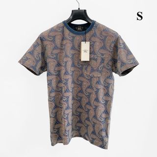 ダブルアールエル(RRL)の23FW 新品 RRL ダブルアールエル インディゴ ペイズリー Tシャツ S(Tシャツ/カットソー(半袖/袖なし))