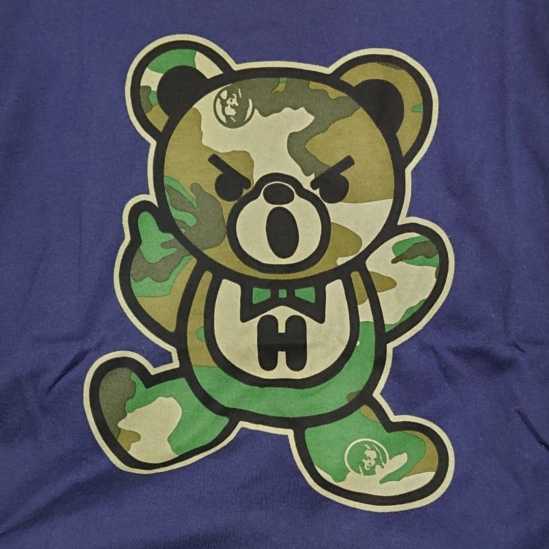 HYSTERIC GLAMOUR(ヒステリックグラマー)のヒステリックグラマー カモBEAR Ｔ レディースのトップス(Tシャツ(半袖/袖なし))の商品写真