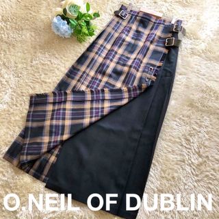 オニールオブダブリン(O'NEIL of DUBLIN)のSpick &span別注O.NEIL OF DUBLIN ロング巻きスカート　(ロングスカート)