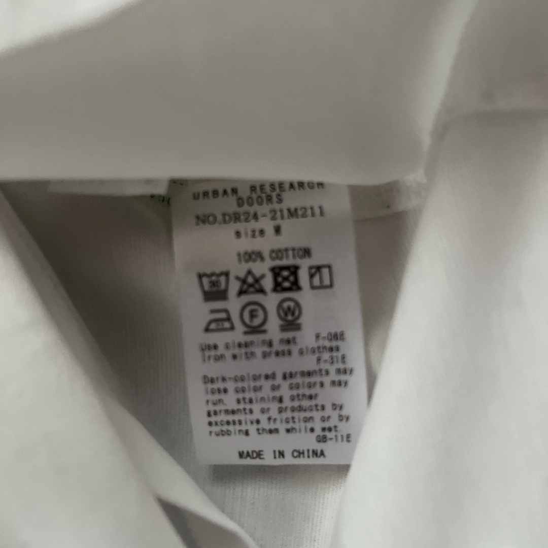 URBAN RESEARCH DOORS(アーバンリサーチドアーズ)のコットンバックタック　カットソー　シャツ メンズのトップス(Tシャツ/カットソー(七分/長袖))の商品写真