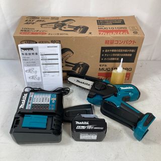 マキタ(Makita)の＊＊MAKITA マキタ 18V 100ｍｍ充電式ハンディソー バッテリ1個・充電器・箱付き MUC101D ブルー(その他)