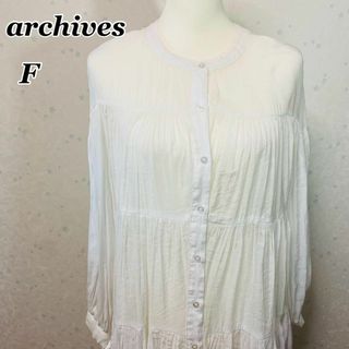 archives - archives コットンティアードチュニック オフホワイト