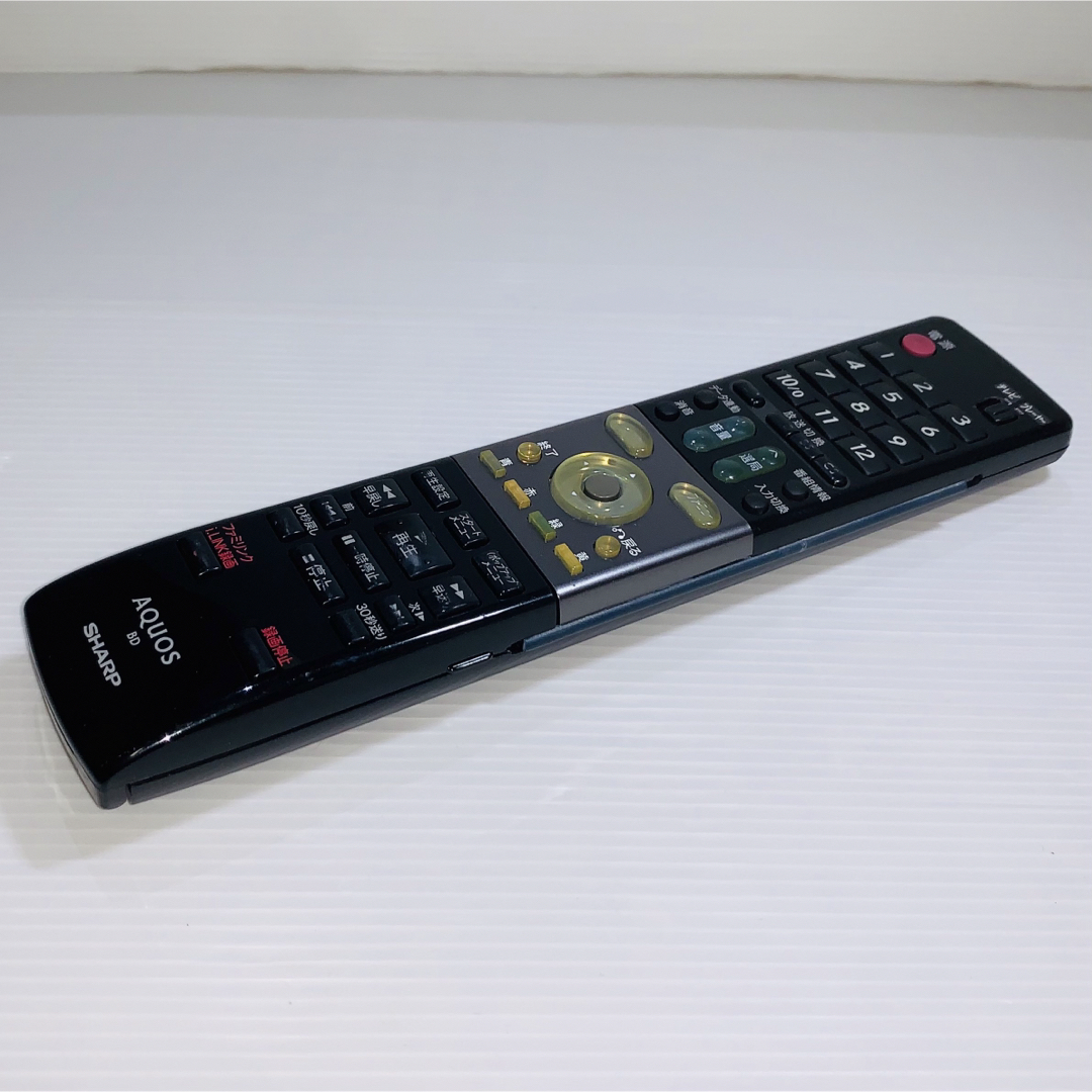 SHARP(シャープ)のSHARP シャープ BDプレーヤー用リモコン GA521PA スマホ/家電/カメラのテレビ/映像機器(その他)の商品写真