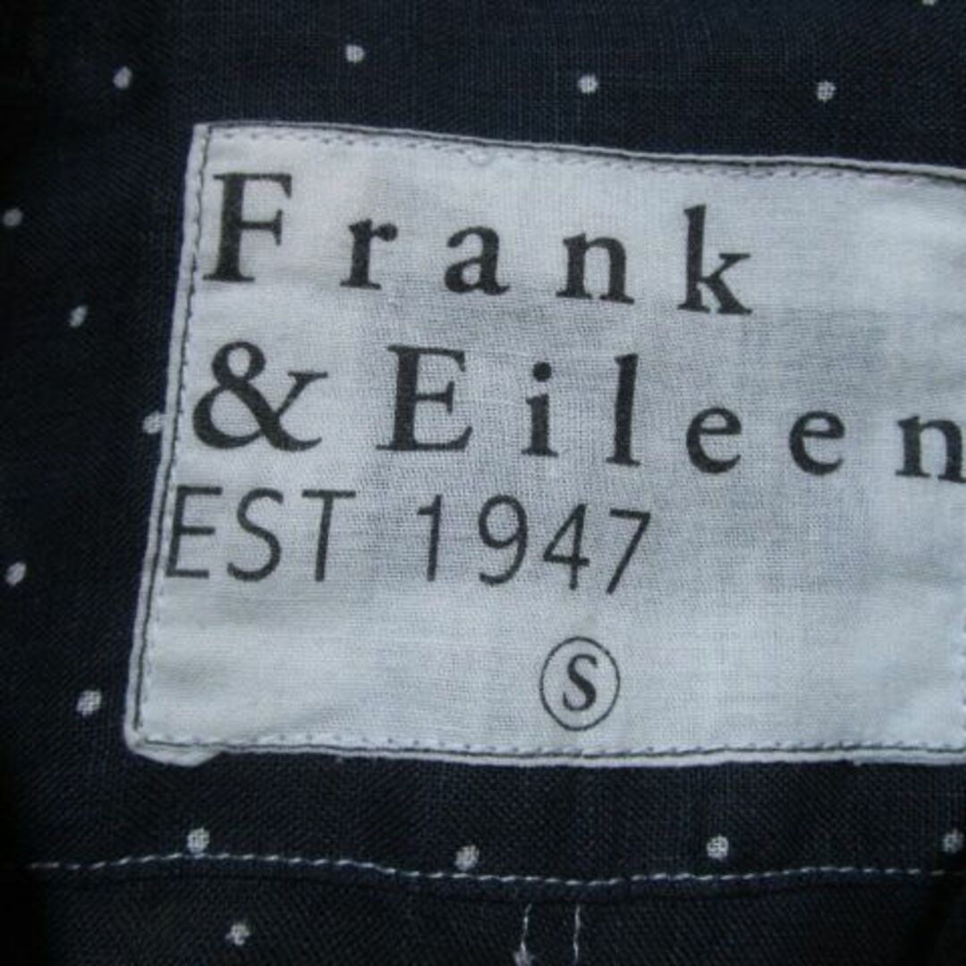 Frank&Eileen(フランクアンドアイリーン)のフランクアンドアイリーン PAUL リネン水玉ドット柄シャツ　S メンズのトップス(シャツ)の商品写真