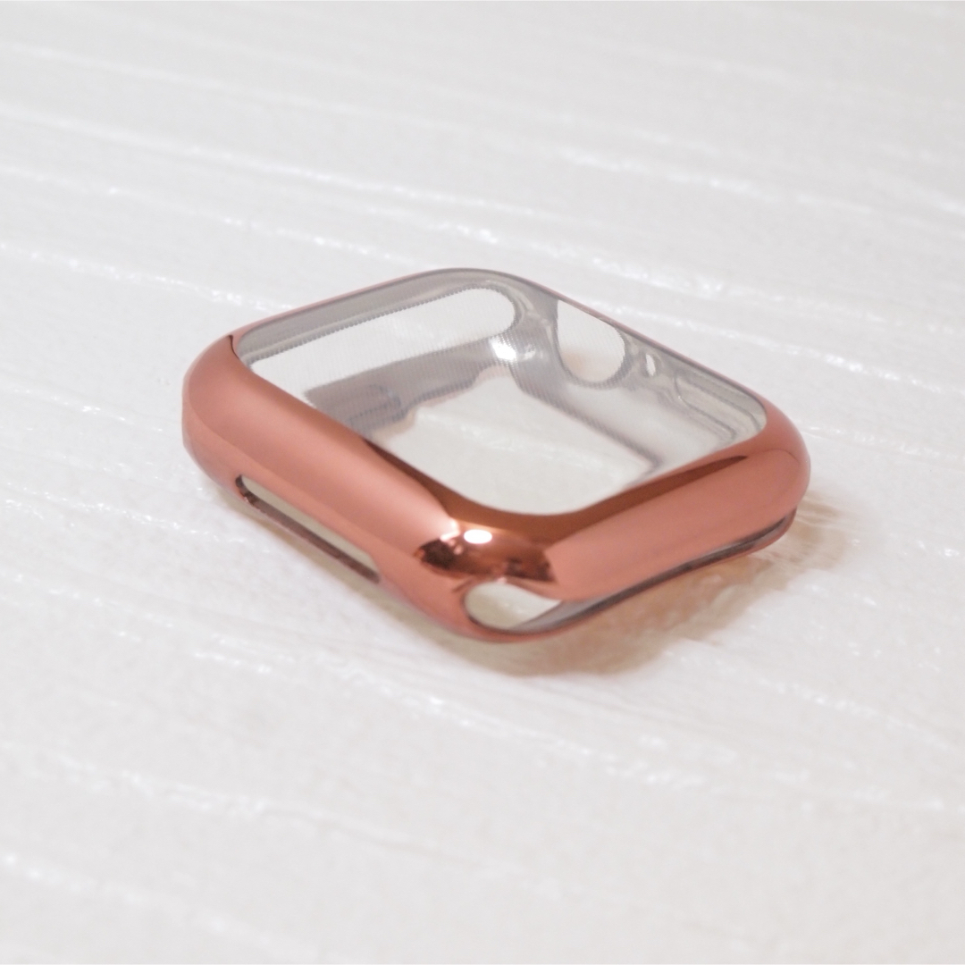 ピンクゴールド 40mm Applewatch フルカバー 画面保護 メンズの時計(その他)の商品写真