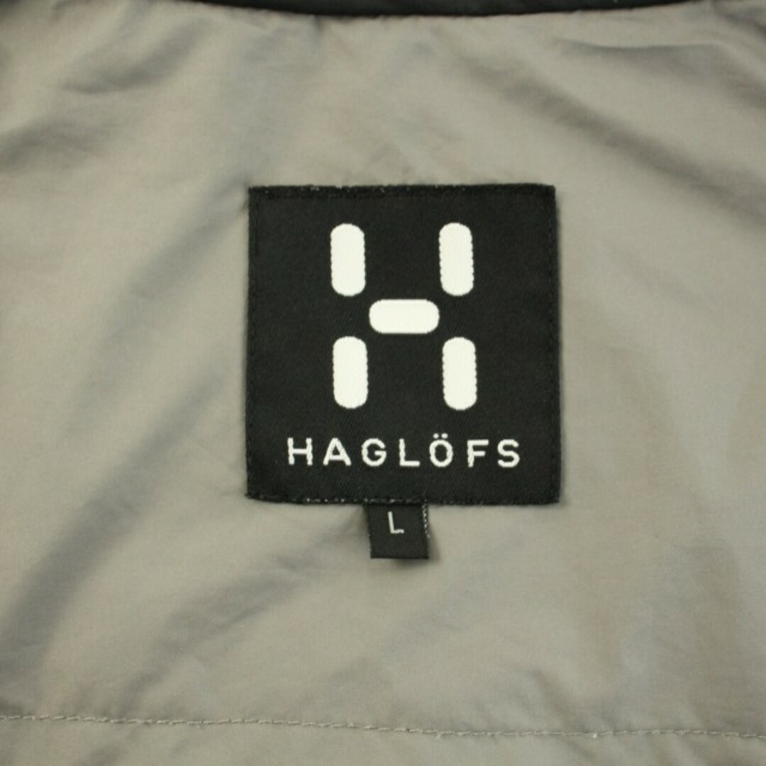 Haglofs(ホグロフス)のHAGLOFS BARRIER HOOD 中綿ジャケット ブルゾン L 黒 メンズのジャケット/アウター(ブルゾン)の商品写真