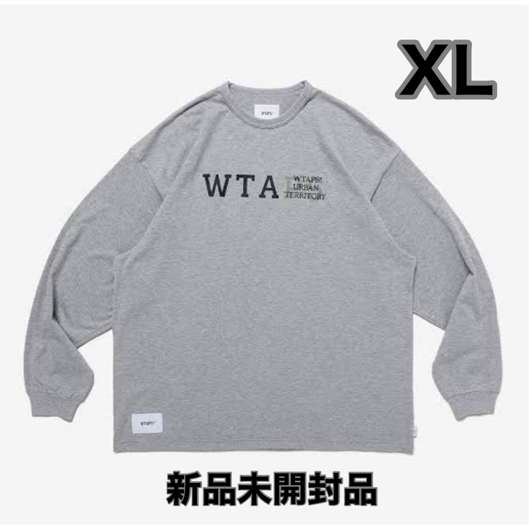 wtaps ダブルタップス COLLEGE LS COTTON グレー M-