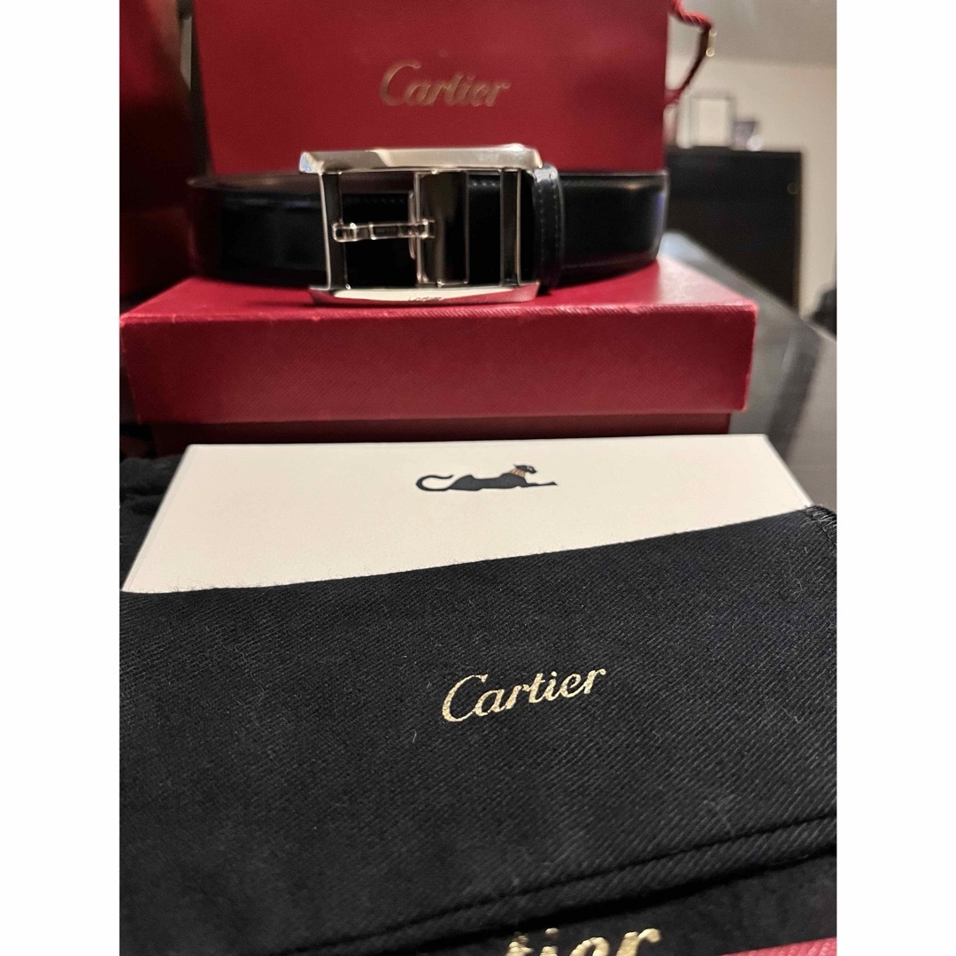 Cartier(カルティエ)のカルティエ　リバーシブル　ベルト　TANK DE CARTIERタンク 【専用】 メンズのファッション小物(ベルト)の商品写真