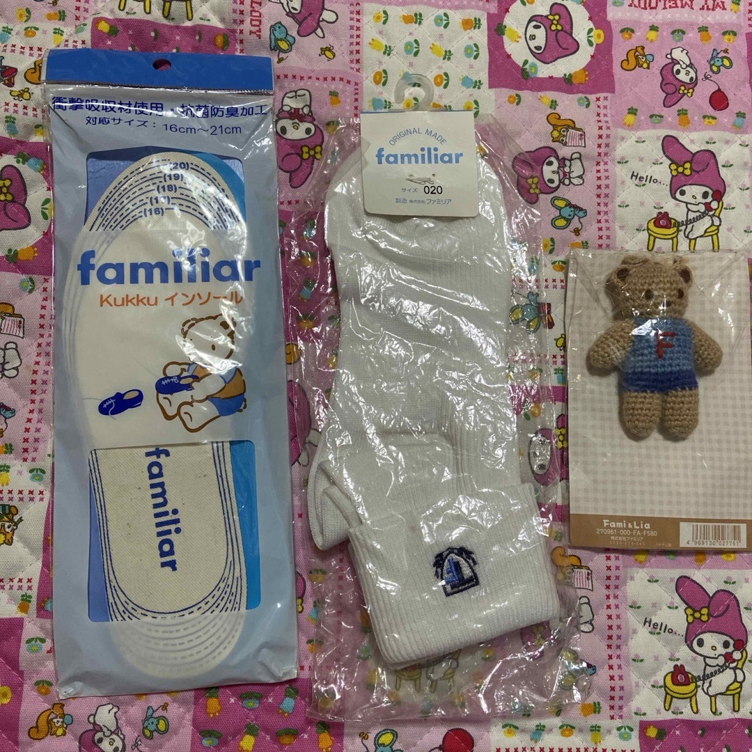 familiar(ファミリア)のファミリア 靴下、インソール、マスコット キッズ/ベビー/マタニティのキッズ靴/シューズ(15cm~)(その他)の商品写真