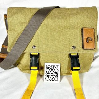 未使用級✨LOEWE アイ ロエベ ネイチャー メッセンジャーバッグ キャンバス