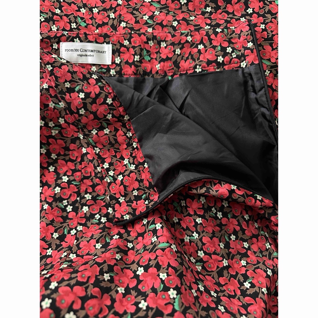 room306 CONTEMPORARY(ルームサンマルロクコンテンポラリー)のSALE room 306 Pattern Hem Flare Skirt  レディースのスカート(ロングスカート)の商品写真