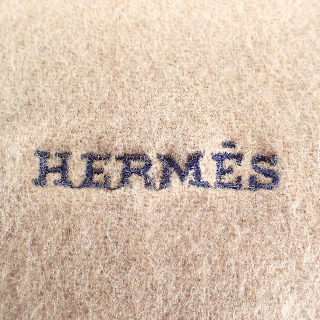 Hermes(エルメス)のエルメス 【美品】カシミヤ100％ リバーシブル フリンジ メンズのファッション小物(マフラー)の商品写真