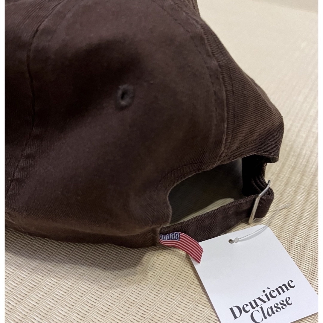 DEUXIEME CLASSE(ドゥーズィエムクラス)のタグ付き　未使用　ドゥージーエムクラス　ベイサイド　キャップ　ブラウン レディースの帽子(キャップ)の商品写真