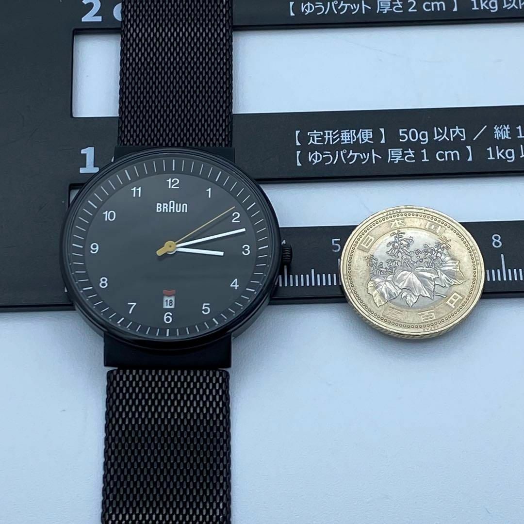 BRAUN(ブラウン)の《超美品　稼動品》　ブラウン　防水　メンズ腕時計　ブラック文字盤　クォーツ メンズの時計(腕時計(アナログ))の商品写真