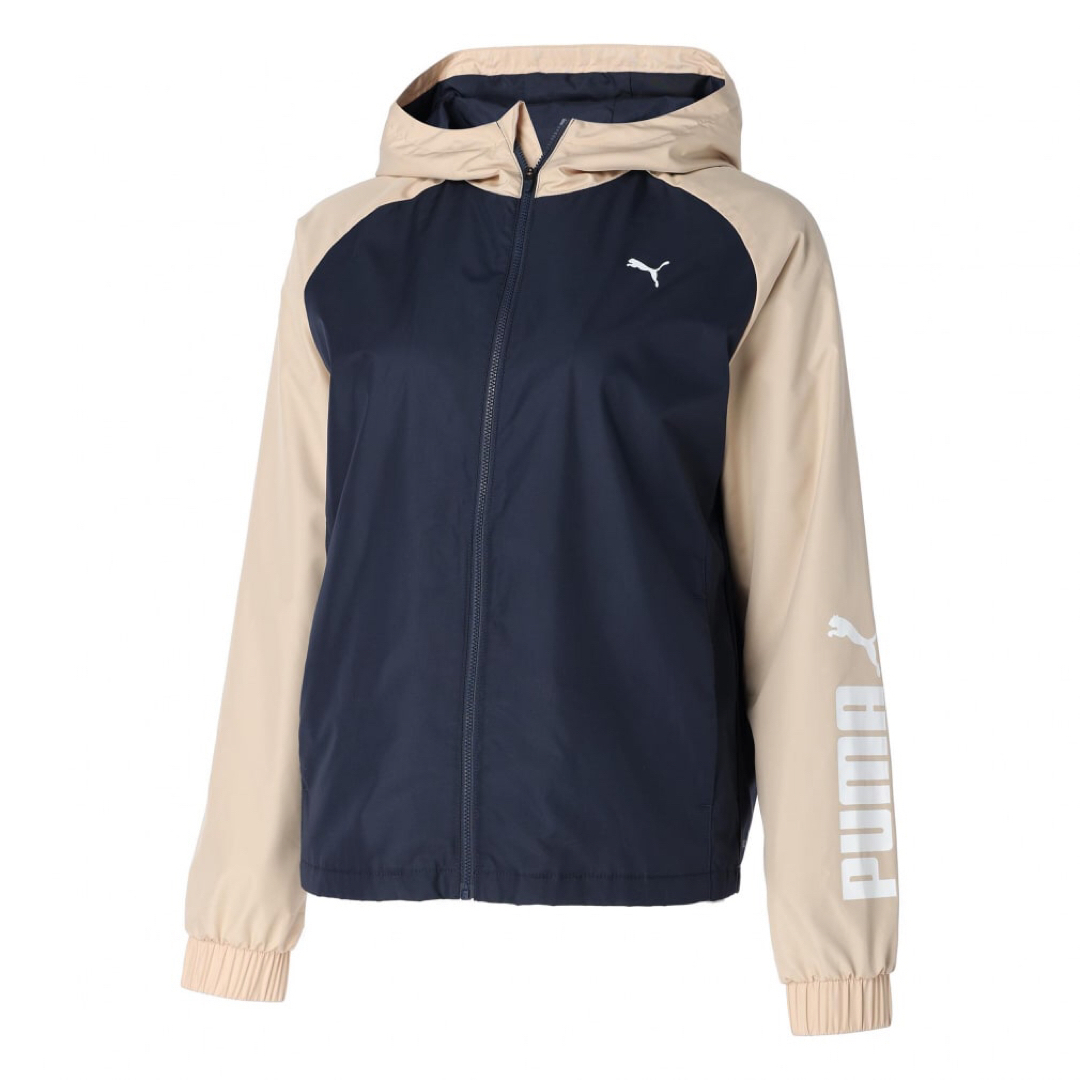 PUMA(プーマ)のプーマ　レディース　裏起毛ウィンドジャケット　Mサイズ　定価9350円　防風 スポーツ/アウトドアのランニング(ウェア)の商品写真