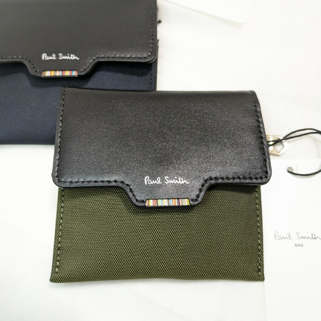 Paul Smith(ポールスミス)の【新品SALE】PaulSmithコインケース 小物入れ　カーキ！ メンズのファッション小物(コインケース/小銭入れ)の商品写真