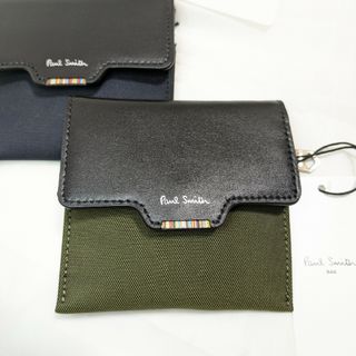 ポールスミス(Paul Smith)の【新品SALE】PaulSmithコインケース 小物入れ　カーキ！(コインケース/小銭入れ)