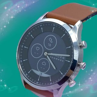 スカーゲン(SKAGEN)の《超美品　稼動品》　スカーゲン　ハイブリッドスマートウォッチ　防水　メンズ腕時計(腕時計(デジタル))