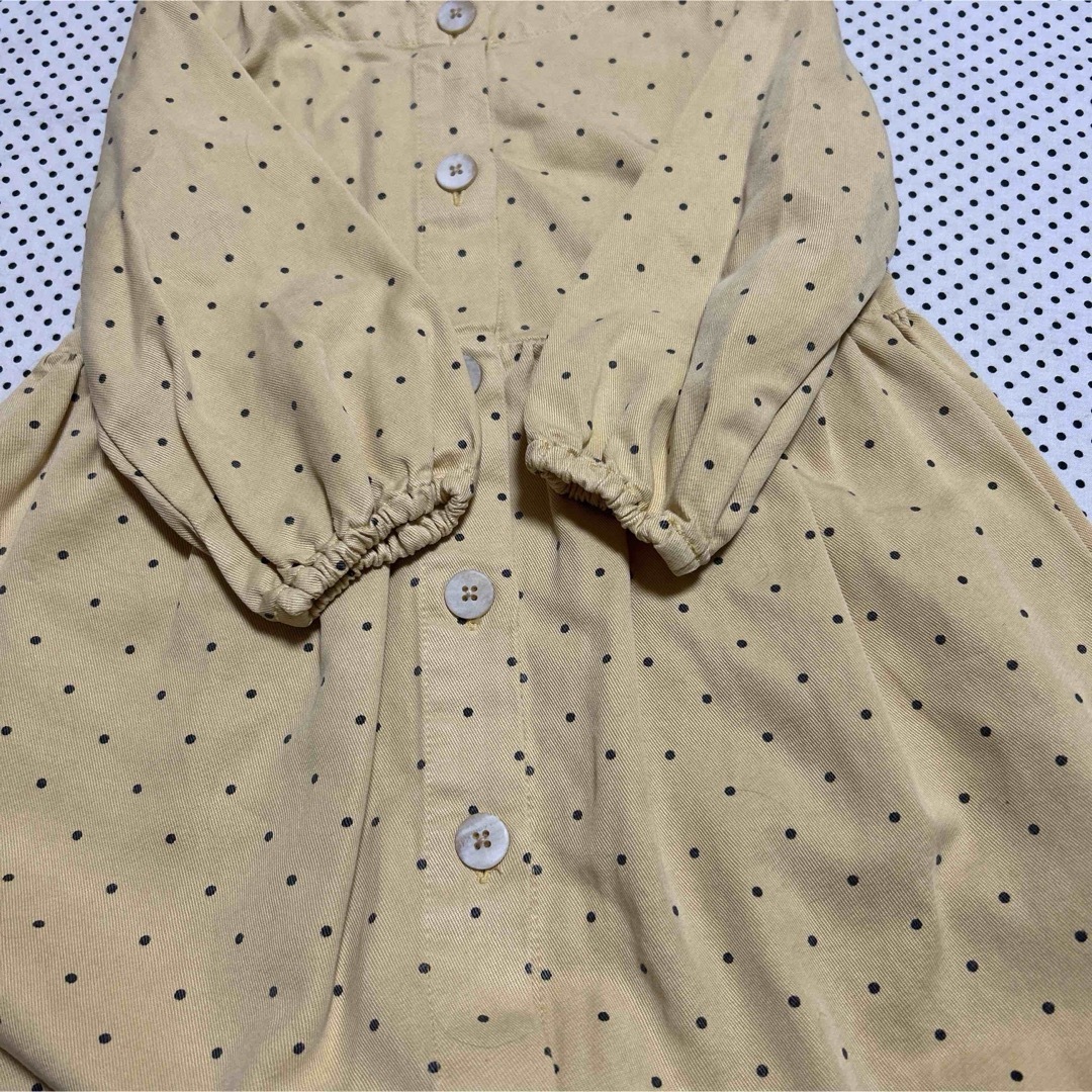 ZARA(ザラ)の【新品未使用】ZARA 水玉ワンピース 98㎝ キッズ/ベビー/マタニティのキッズ服女の子用(90cm~)(ワンピース)の商品写真