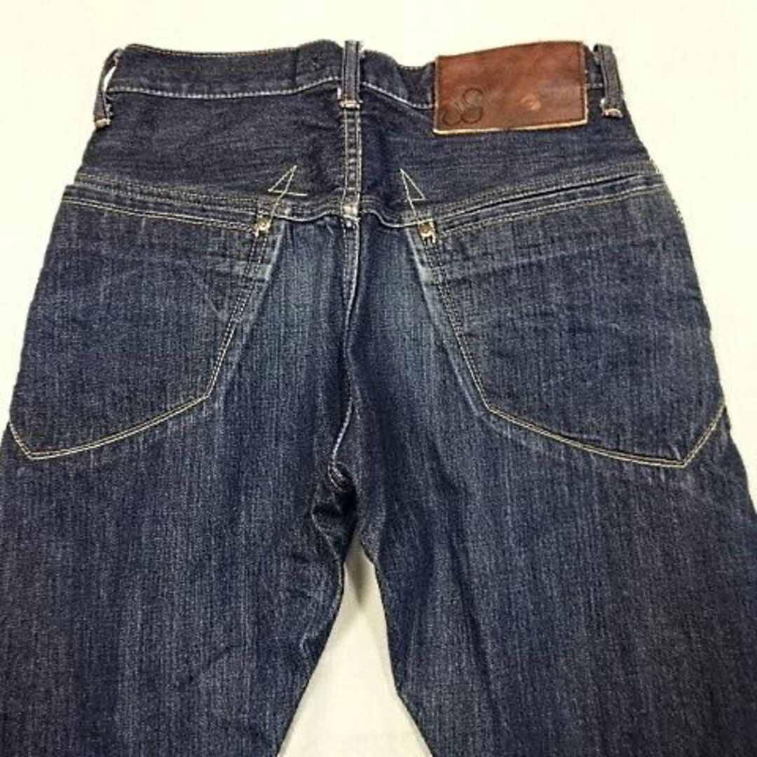 JOHNBULL(ジョンブル)のジョンブル☆11402☆濃紺ツイストジーンズ☆S☆ウェスト約79cm メンズのパンツ(デニム/ジーンズ)の商品写真