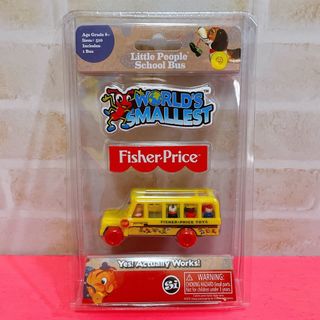 フィッシャープライス(Fisher-Price)のWORLD'S SMALLEST♡Fisher Price♡スクールバス(キャラクターグッズ)