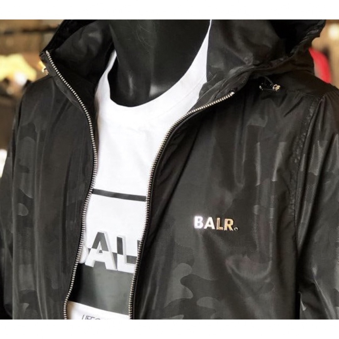 BALR. ボーラー ナイロン ウインドブレーカー パーカー ダークカモの