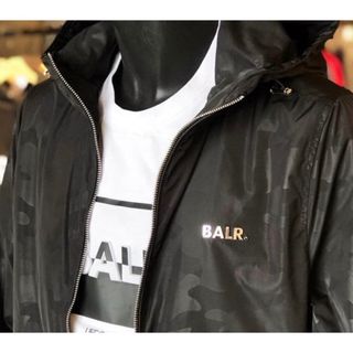 BALR. ボーラー ナイロン ウインドブレーカー パーカー ダークカモ(ナイロンジャケット)