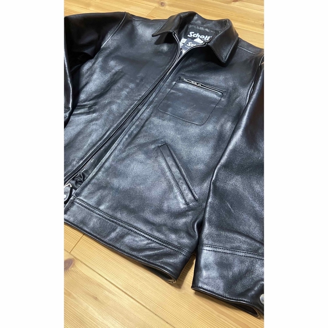 schott(ショット)のSchott LEATHER TRACKER JACKET/トラッカージャケット メンズのジャケット/アウター(レザージャケット)の商品写真