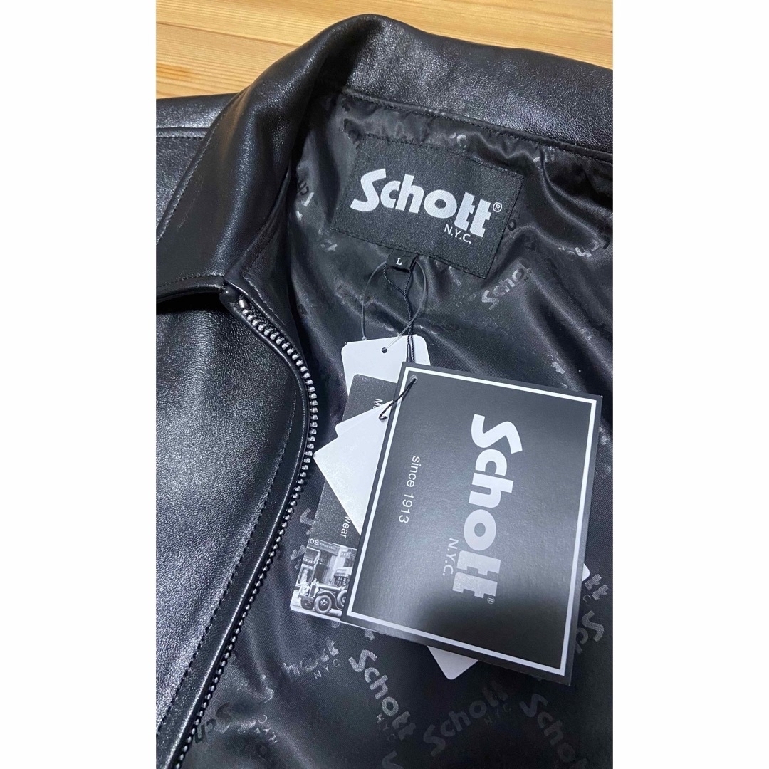 schott(ショット)のSchott LEATHER TRACKER JACKET/トラッカージャケット メンズのジャケット/アウター(レザージャケット)の商品写真