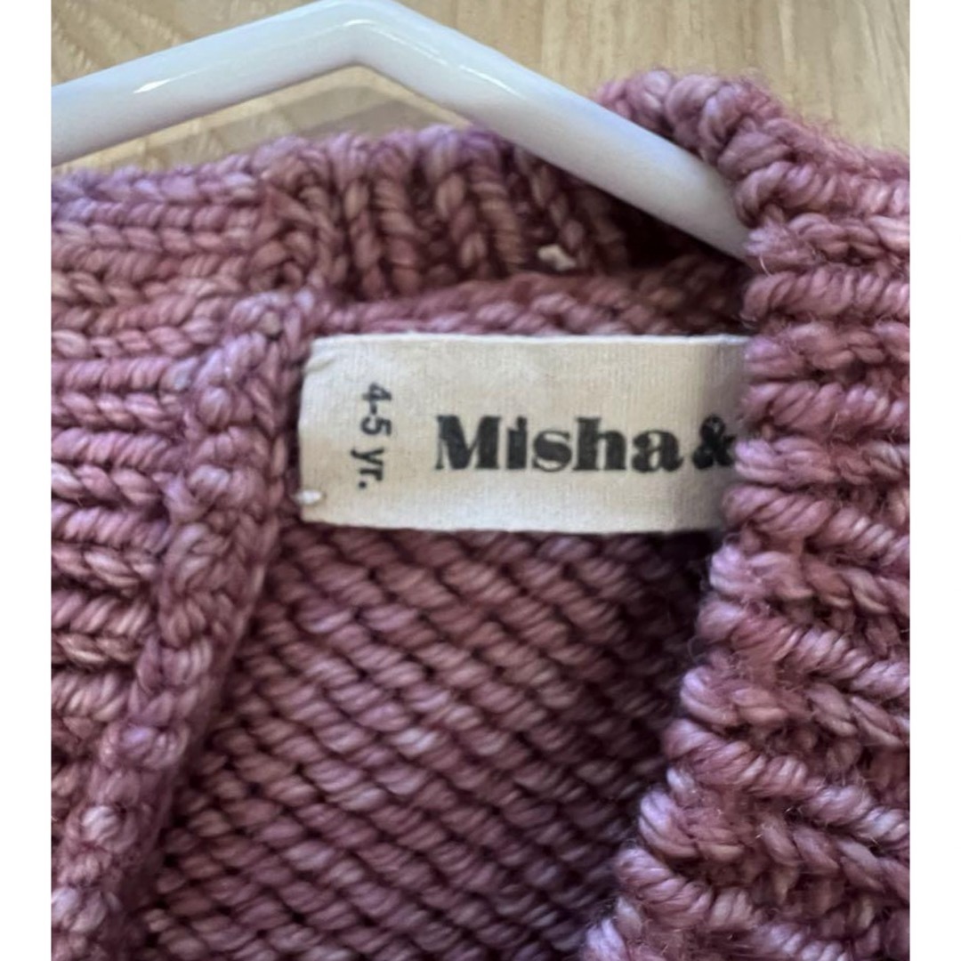 Misha & Puff(ミーシャアンドパフ)のmisha&puff ニット 4-5y キッズ/ベビー/マタニティのキッズ服女の子用(90cm~)(ニット)の商品写真