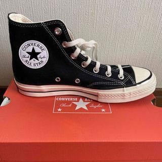 チャックテイラー(CHUCK TAYLOR)のCT70 BLACK HI US6 24.5cm(スニーカー)