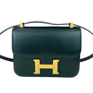 エルメス(Hermes)の新品 HERMES エルメス Constance24 コンスタンス24 Vert fonce ヴェールフォンセ box calf ボックスカーフ B刻(ショルダーバッグ)