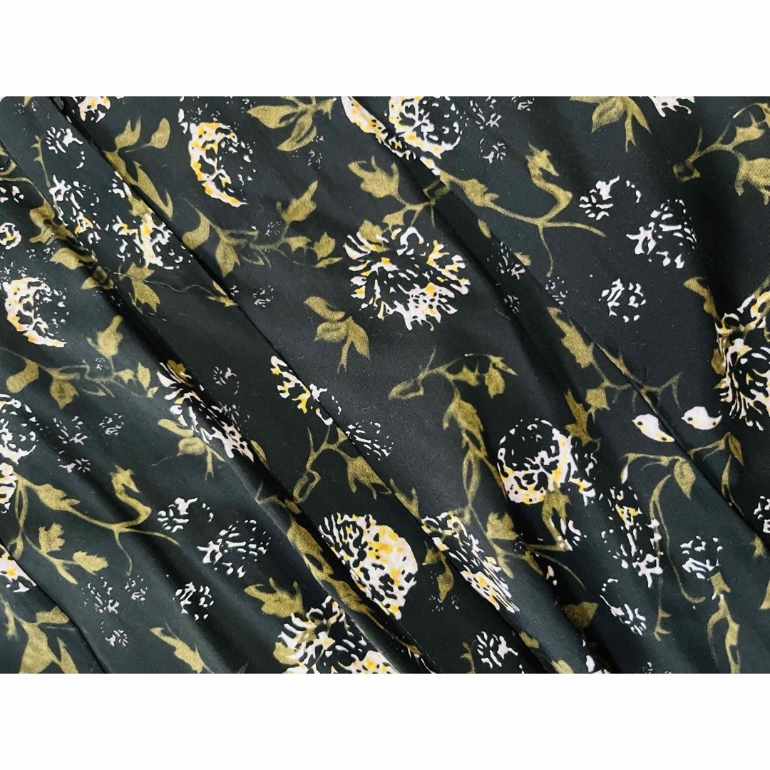ZARA - 美品 ZARA ザラ ロングワンピース ワンピース 花柄 黒 ZARA - 美品 ZARA ザラ ロングワンピース ワンピース 花柄 黒