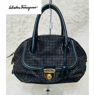 サルヴァトーレフェラガモ(Salvatore Ferragamo)の【Salvatore Ferragamo 】フィアンマカーフレザーハンドバッグ(ハンドバッグ)