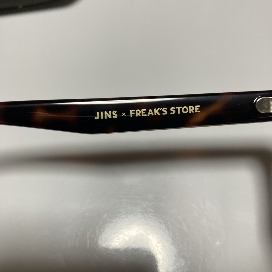 JINS(ジンズ)の【限定品】FREAK'S STORE×JINS ブラウンデミ メンズのファッション小物(サングラス/メガネ)の商品写真