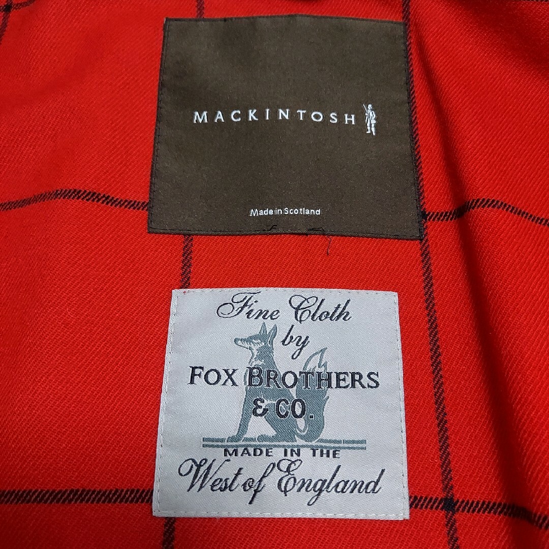 MACKINTOSH(マッキントッシュ)のマッキントッシュ＆フォクスブラザーズ トレンチコート ライナー付 38 M 黒 メンズのジャケット/アウター(トレンチコート)の商品写真